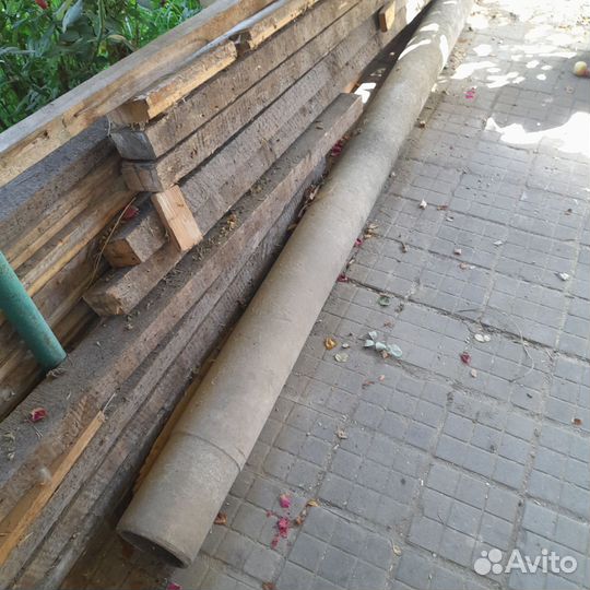 Труба асбестовая 150мм 4м, толстостенная