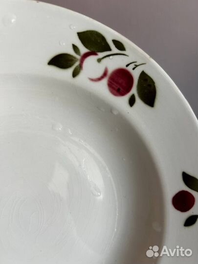 Старинная тарелка зик Конакова 1962 суповые