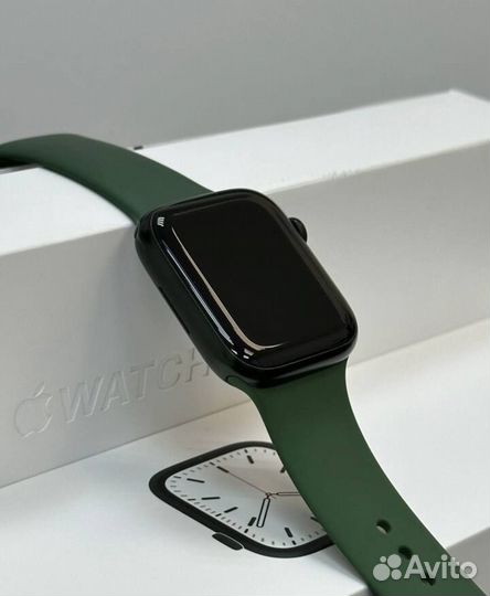 Apple Watch S7 45mm Green Витринные,Рассрочка