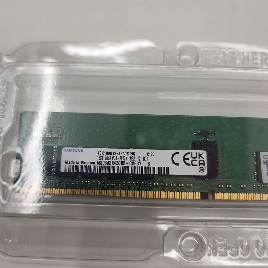 [P03050-091] Samsung Hpe 2933мгц 16 Ecc Ddr4 Rdimm P03050-091