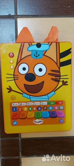 Планшет детский музыкальный Три кота