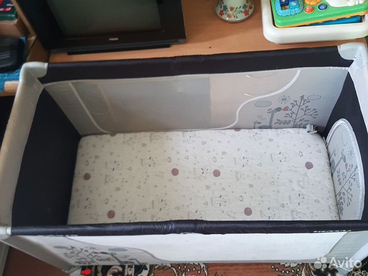 Детская кровать манеж с матрасом