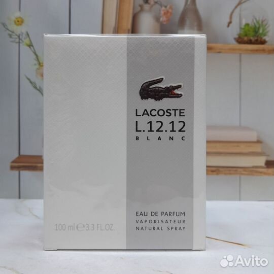 Lacoste Eau de Parfum L12.12 blanc 100 ml Оригинал