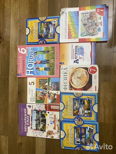 Учебники 4, 5, 6, 7, 9 класс