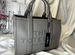 Marc Jecobs The Leather Medium Tote Bag Wolf Grey