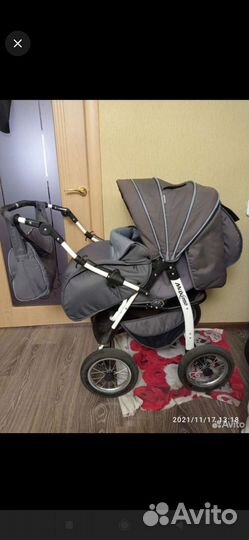 Прогулочная коляска зимняя бу