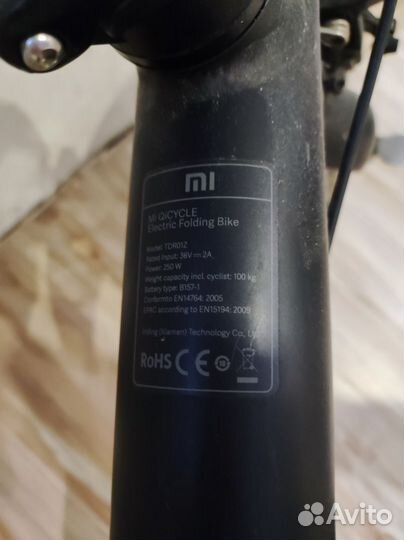 Электровелосипед xiaomi qicycle