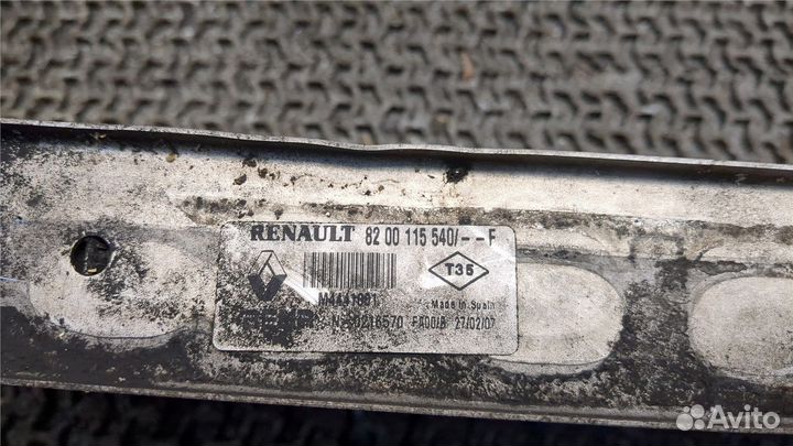 Радиатор интеркулера Renault Scenic, 2007