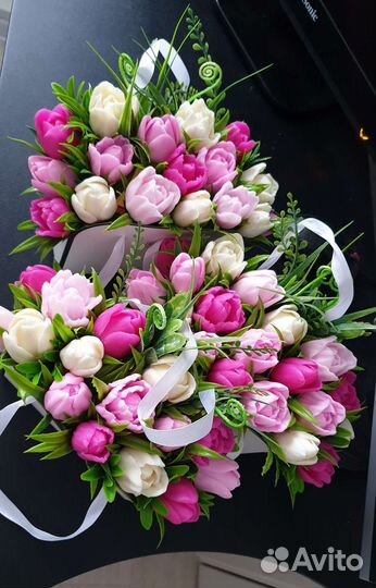 Букет тюльпанов из мыла подарки