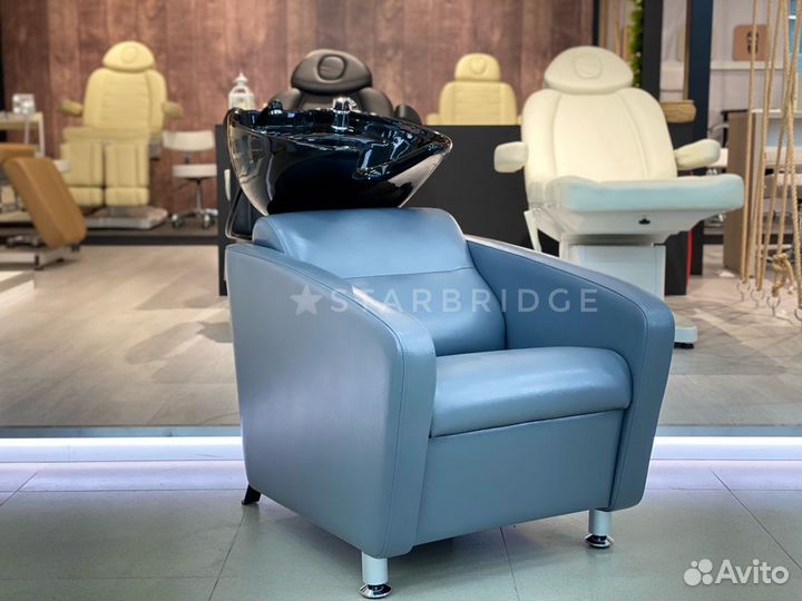 Мойка парикмахерская и кресло парикмахерское