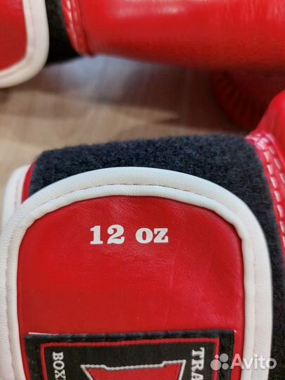 Боксерские перчатки 12 oz кожа