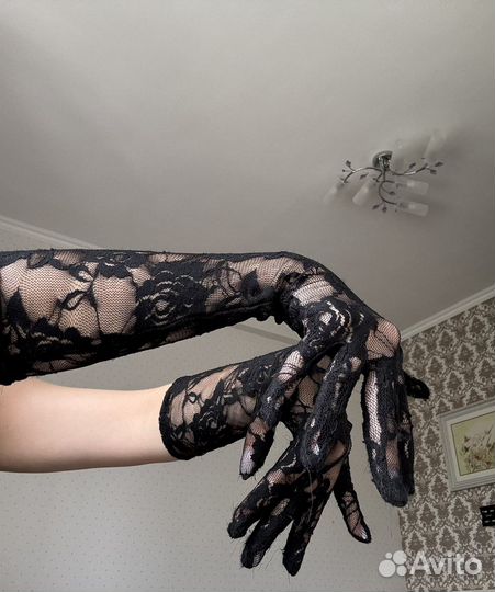 Перчатки женские кружевные