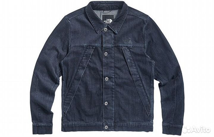 THE north face Urban Exploration Denim Jacket Men Blue (XXL)(21)