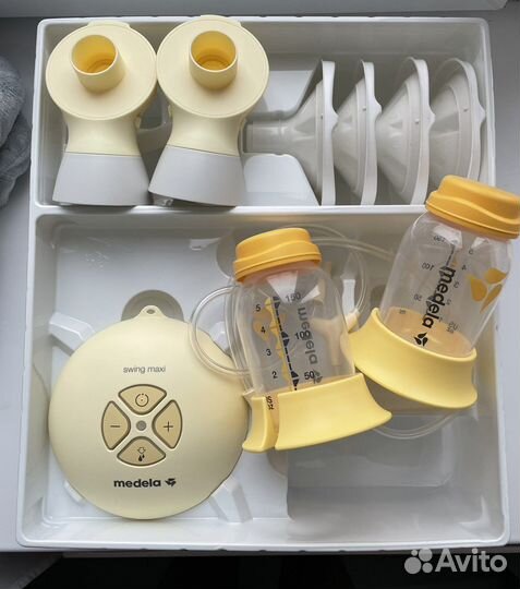 Молокоотсос medela swing flex электрический