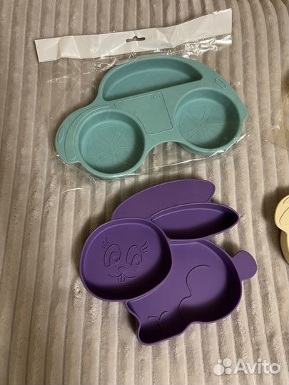 Тарелка силиконовая детская
