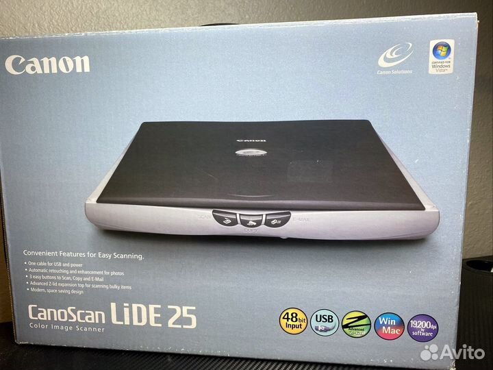 Планшетный сканер Canon CanoScan LiDE25