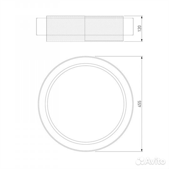 Eurosvet 90286/1 белый/серебро Smart Imperio потол