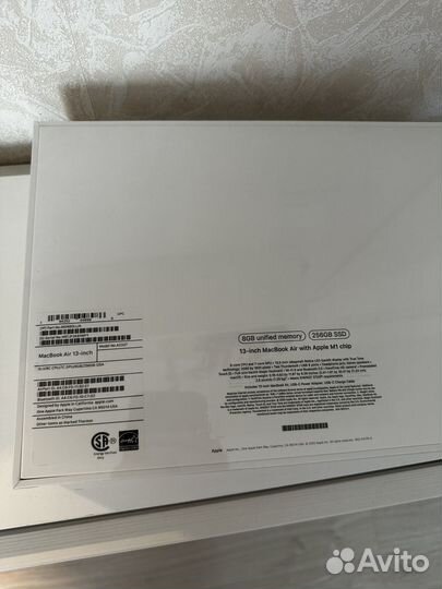 Новый Macbook Air m1