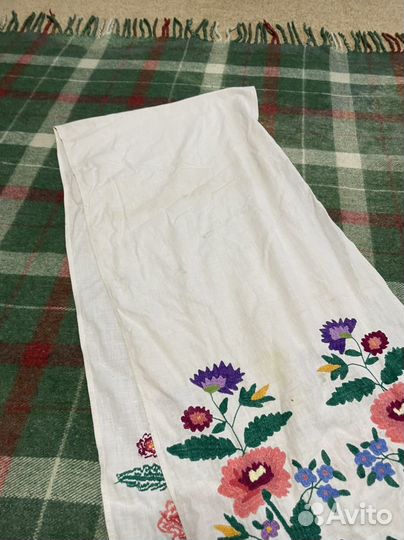 Рушник старинный с вышивкой красивый
