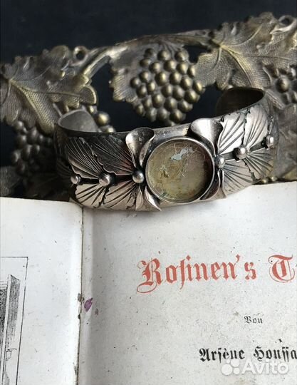 Браслет винтажный /кольцо для салфетки. Без камня