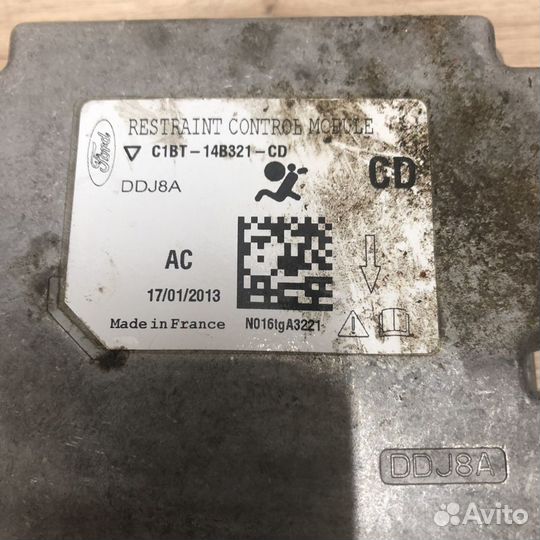 Блок Airbag Fird Fiesta mk6