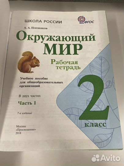 Плешаков Окружающий мир 2 класс Рабочая тетрадь