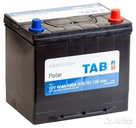 Аккумуляторы TAB на японские И корейские АВТО
