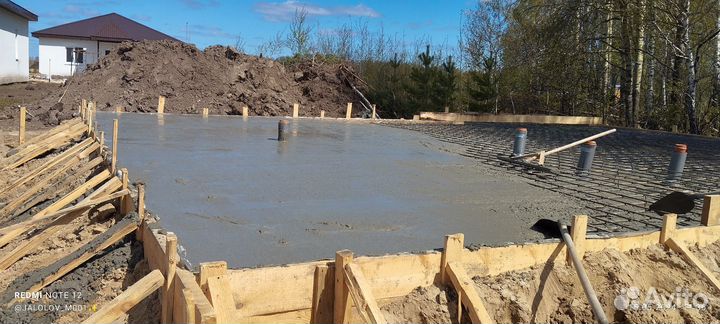 Строительство фундамента под ключ