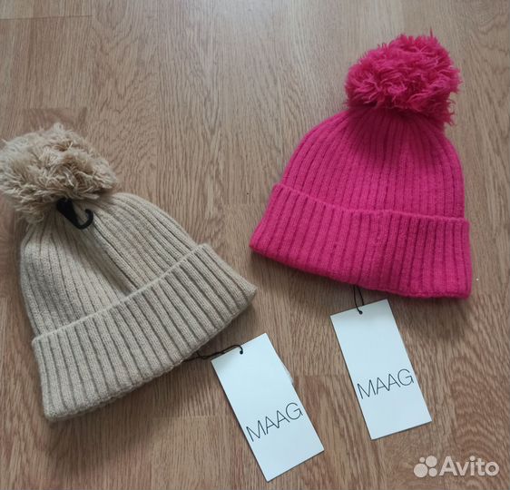 Новые шапочки Maag для девочек(р.4-6 годиков)