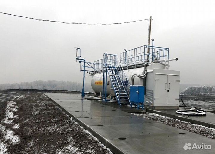 Контейнерная АЗС для заправки своей техники