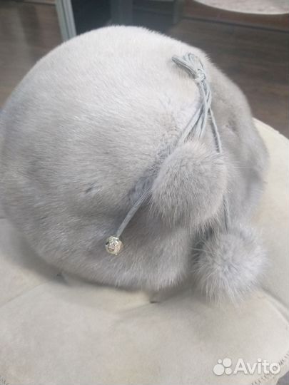 Берет женский норковый 52,54