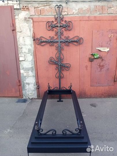 Крест металлический на могилу