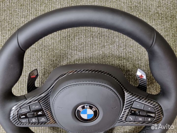 М Руль Карбон на BMW G30 X5 G05 G32 G12 G15 G20