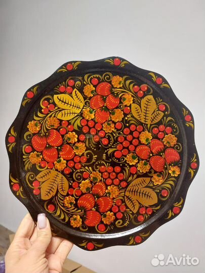 Поднос хохлома
