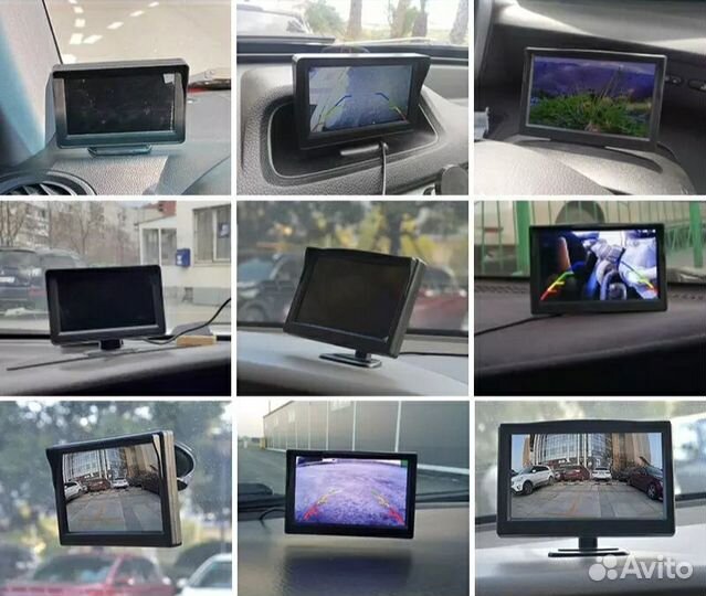 Автомобильный монитор для камеры заднего вида 4,3
