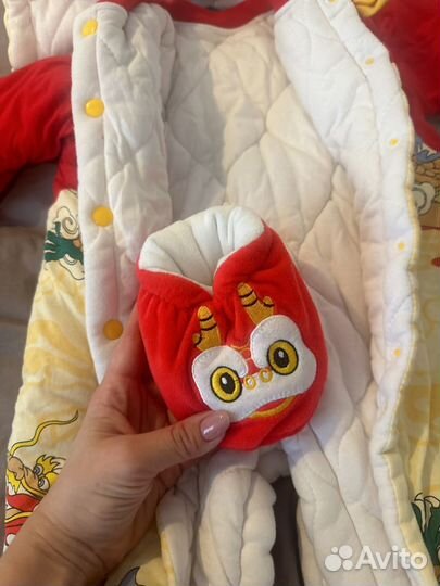 Детский теплый комбинезон