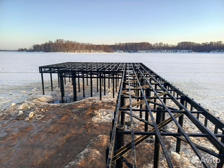 Строительство пирсов причалов