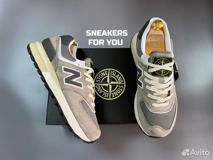 Кроссовки New Balance 574 stone island Legacy