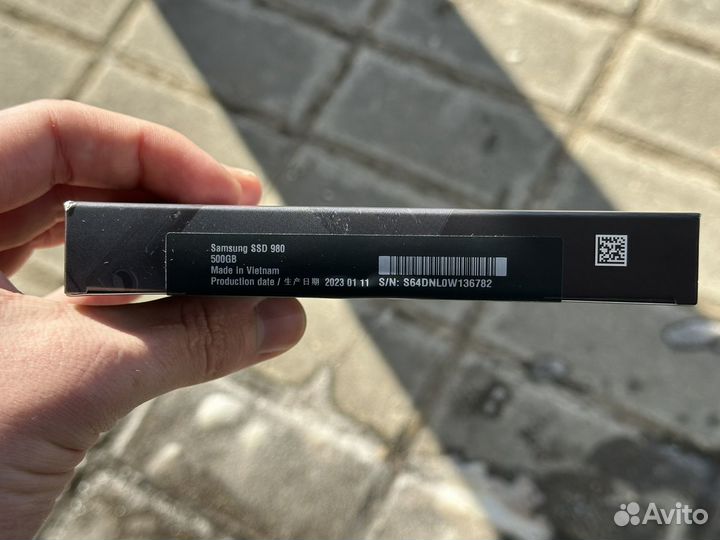 SSD накопитель Samsung 980 М. 2 2280 500 гб