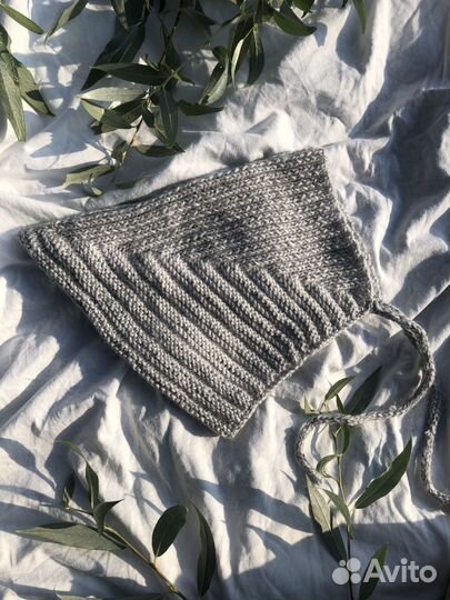 Шапочка детская на осень/весну эльф из альпаки