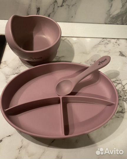 Посуда на присоске детская Miyoumi