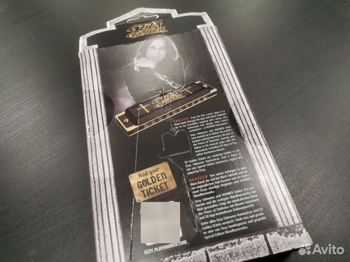 Губная гармошка Hohner Ozzy Osbourne (новая)