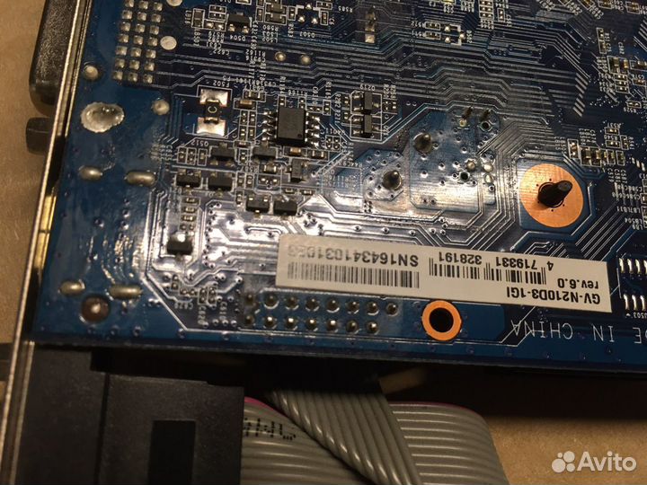 Видеокарта nVidia GeForce Gigabyte GT210 1Gb hdmi