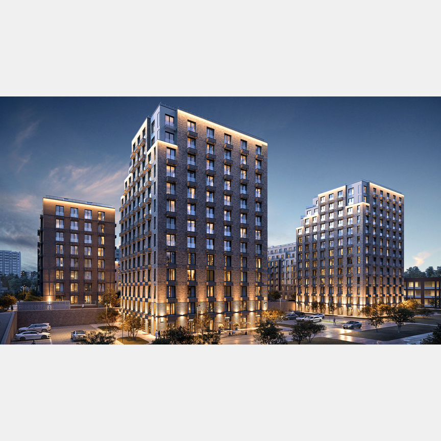 3-к. квартира, 74,1 м², 2/12 эт.