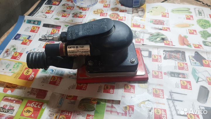 Пневматический шлифовальный рубанок