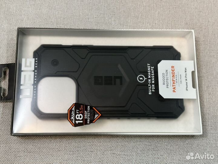 Чехол magsafe Uag Pathfinder 14 Pro Max Black