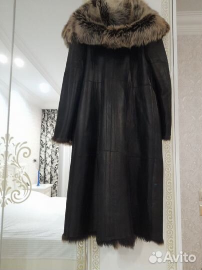Дублёнка натуральная из меха тосканы