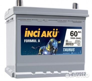 Аккумулятор inci AKU Formul A 60R 540A