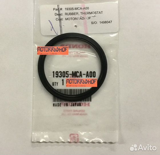 Кольцо термостата GL1800C goldwing 19305mcaa00