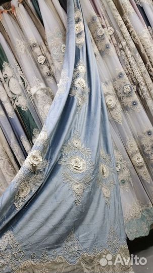 Шторы бархатные 3d